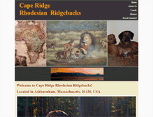 Tablet Screenshot of caperidge.com